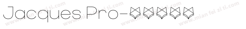 Jacques Pro字体转换